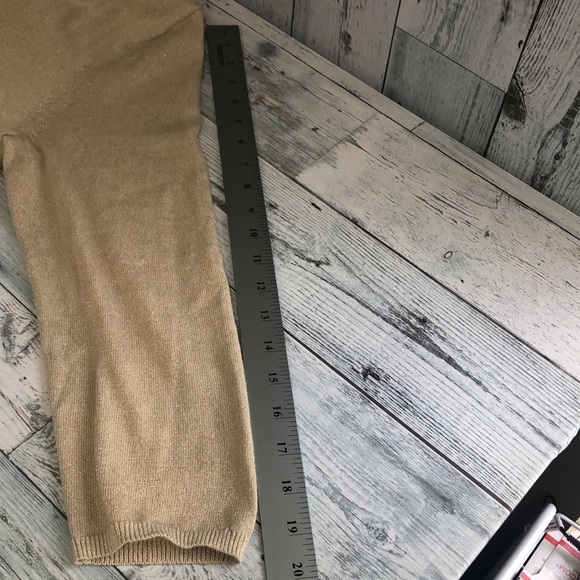 Anthropologie Knitted & Knotted Gold Lace Back Cardigan Large - Picture 11 of 12